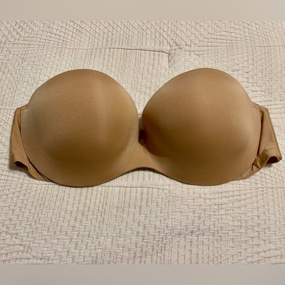 Victoria's Secret Tan Strapless Bra - Size 38C